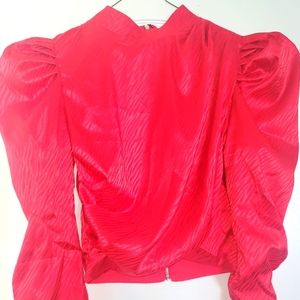 NTW beautiful red Mimi Ace blouse